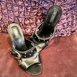 Michael Kors Black Studded Heels